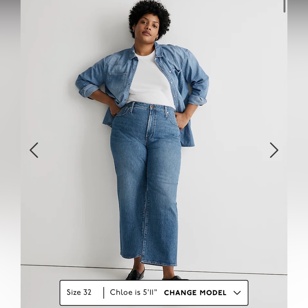 Madewell: The Perfect Vintage Wide-Leg Crop Jean